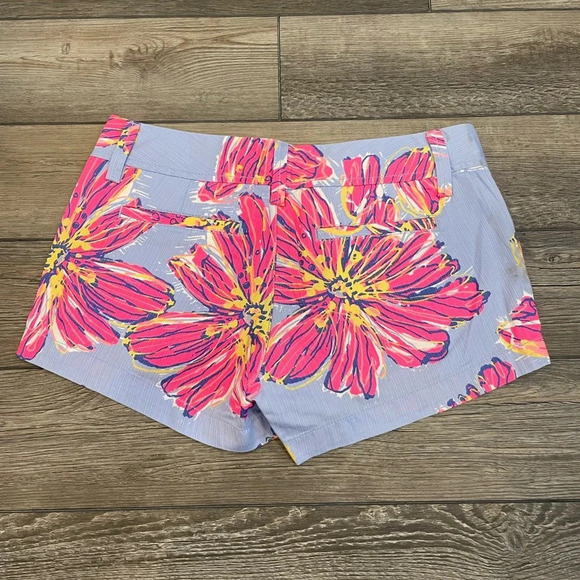 Lilly Pulitzer Walsh Short Party Purple Dahlia Size 0 - Picture 8 of 10